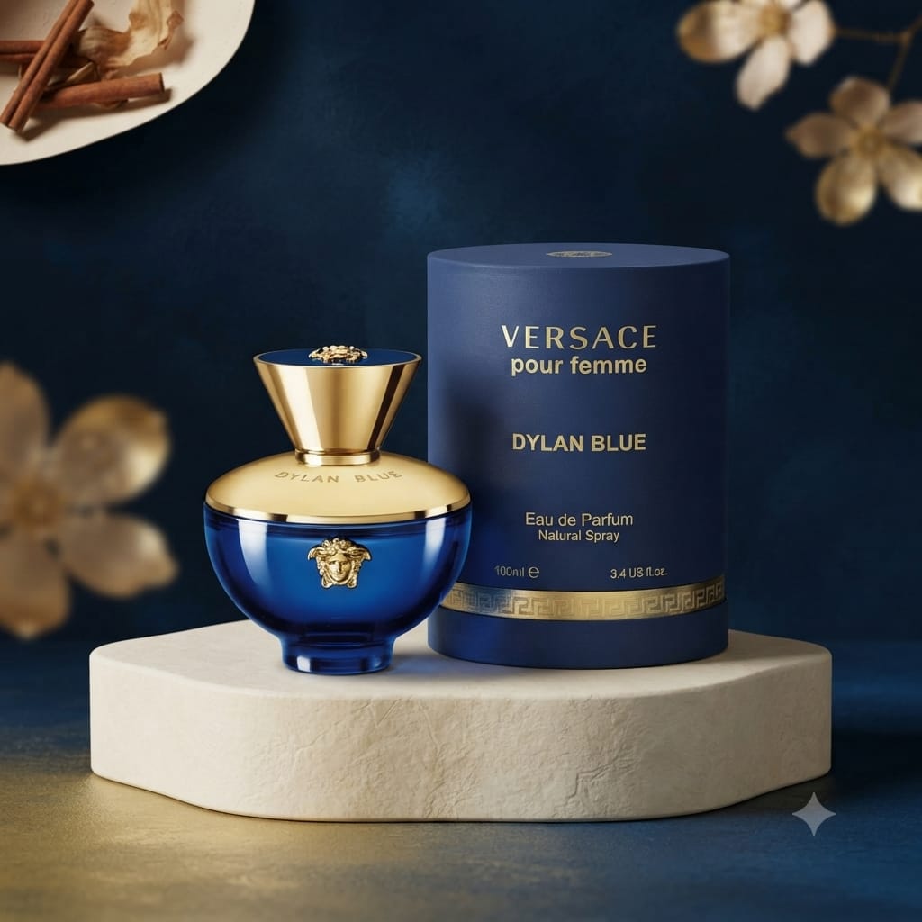 Versace Dylan Blue Pour Femme Eau de Parfum 100ml | Women's Floral Fruity Woody Perfume