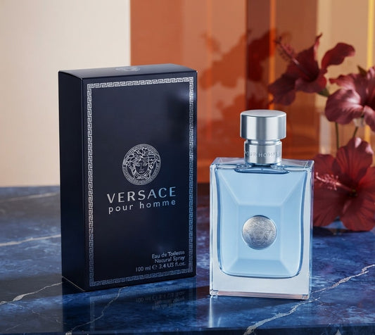 Versace Pour Homme Eau De Toilette 100ml – Fresh Citrus Aromatic Men's Fragrance