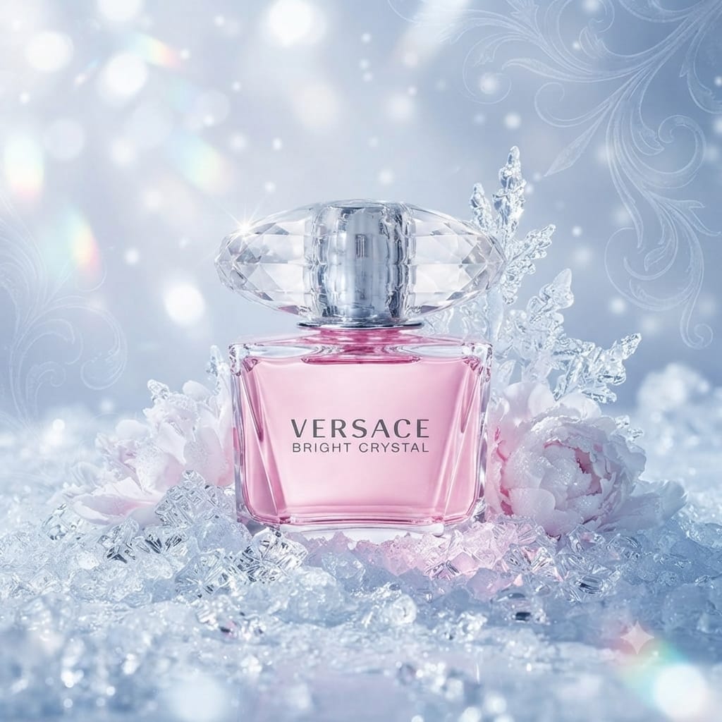 Versace Bright Crystal Eau de Toilette 90ml for Women | Floral Fruity Musky Perfume