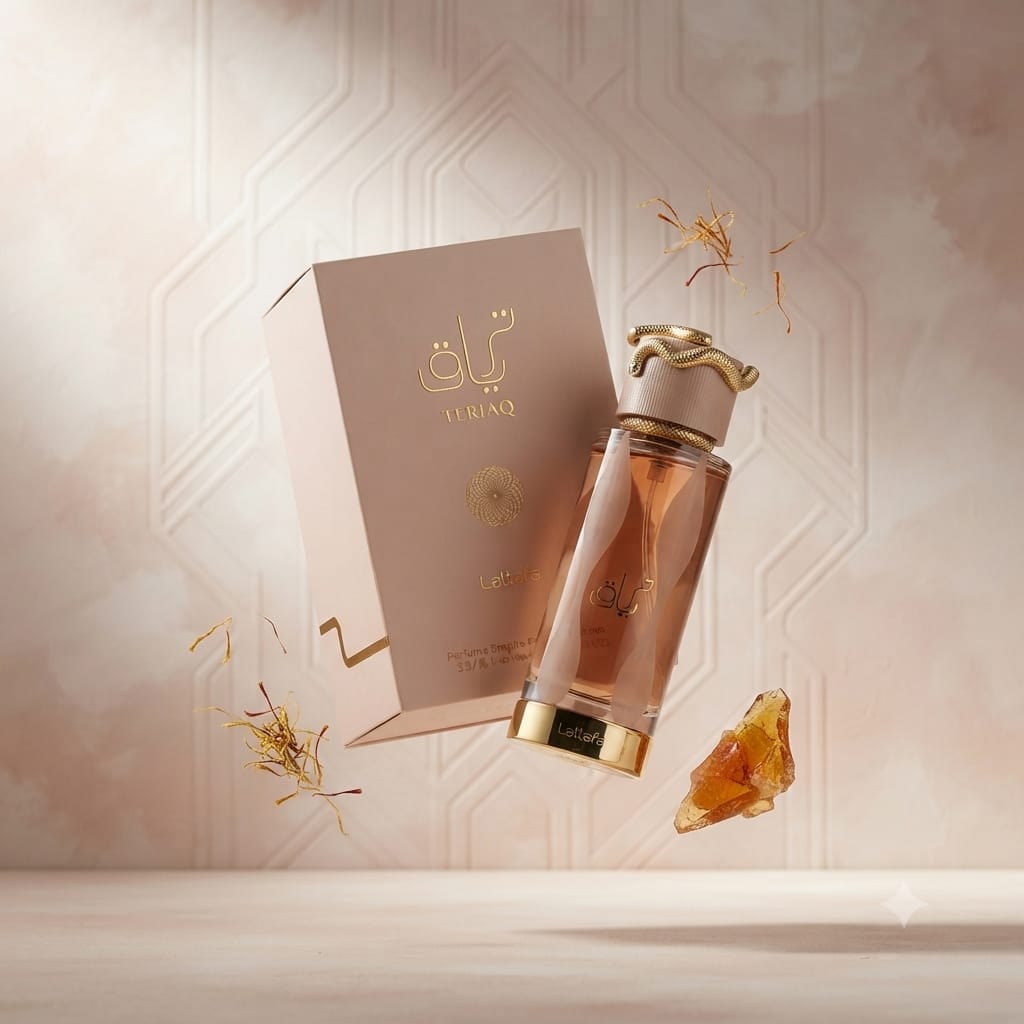 Lattafa Teriaq Eau de Parfum – 100ml Unisex Perfume | Sweet Oriental Vanilla Fragrance by Quentin Bisch